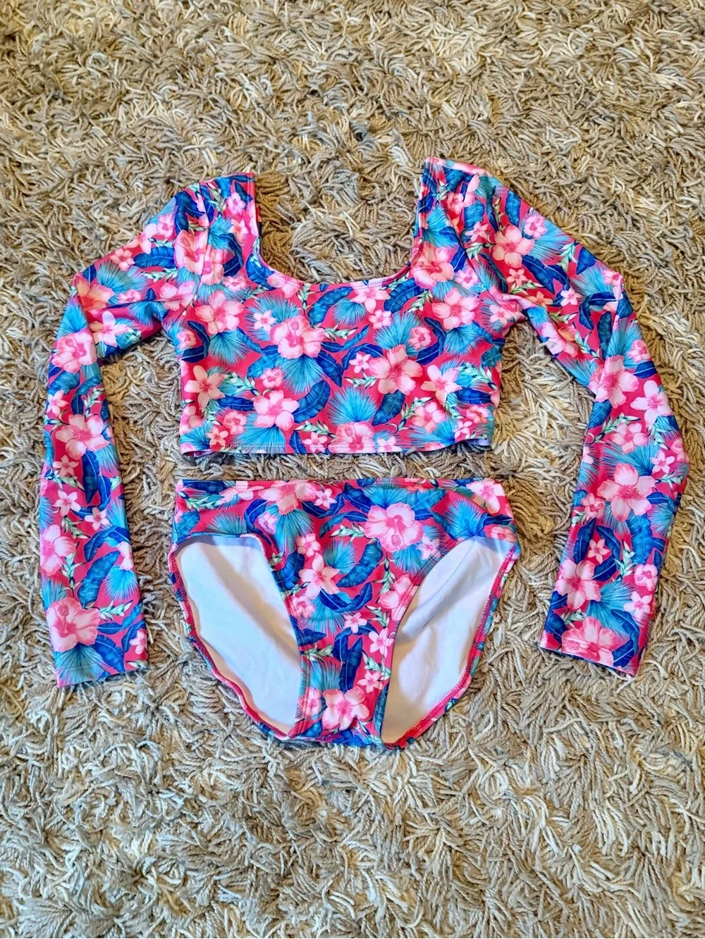 4 Swimsuit Art Class Cat & Jack Wonder Nation 2/3 Piece Swim Set Size XL 14 16